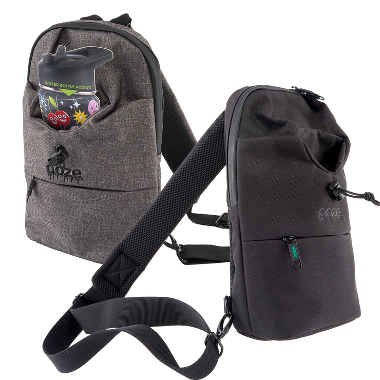 Ooze 2.0 | Smellproof Crossbody Bag w/ Water Bottle Pocket |