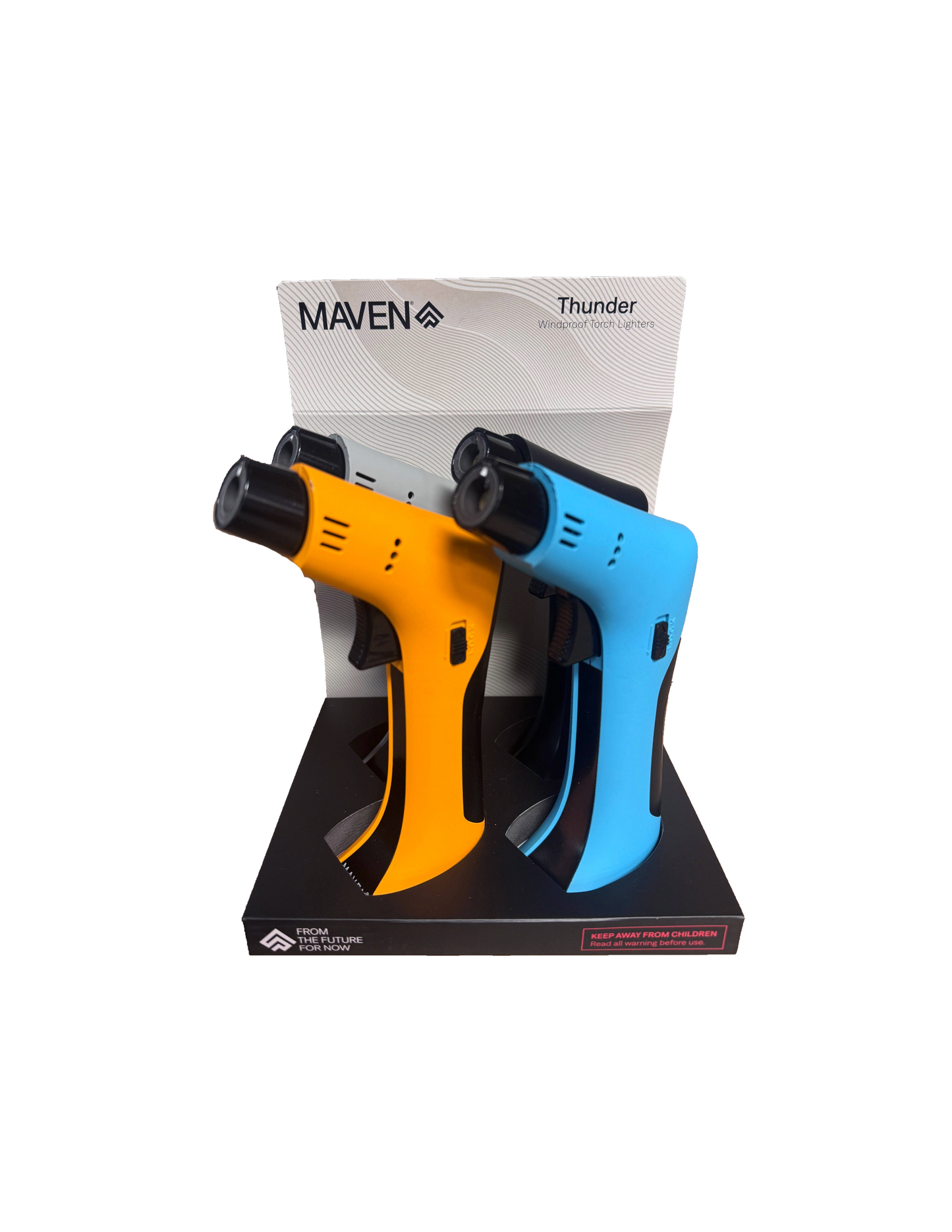 Maven Torch Lighters | Thunder | Item 99-D157 | 4ct