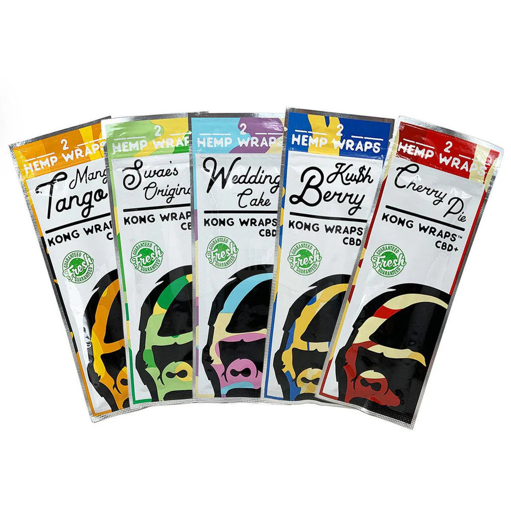 Kong Hemp Blunt Wraps | Hemp Woods | 2pk | 25ct |