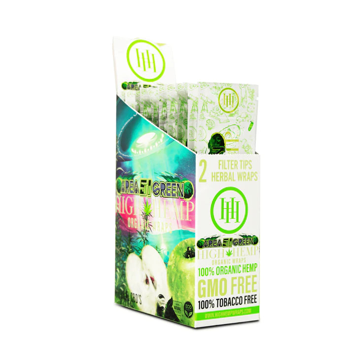 High Hemp Organic Wraps | 2pk | 25ct |