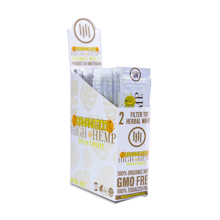 High Hemp Organic Wraps | 2pk | 25ct |
