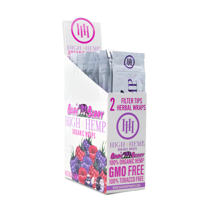 High Hemp Organic Wraps | 2pk | 25ct |