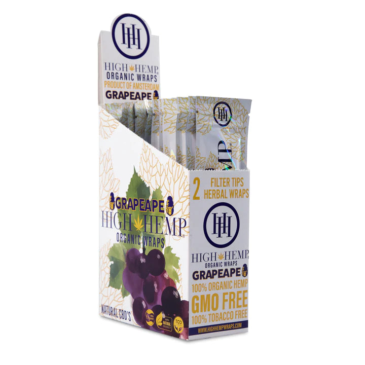 High Hemp Organic Wraps | 2pk | 25ct |