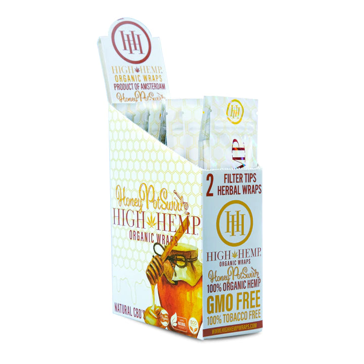 High Hemp Organic Wraps | 2pk | 25ct |