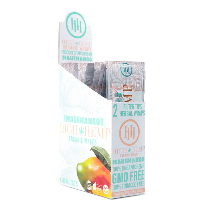 High Hemp Organic Wraps | 2pk | 25ct |