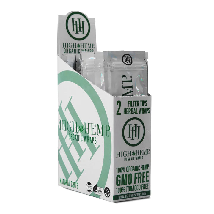 High Hemp Organic Wraps | 2pk | 25ct |