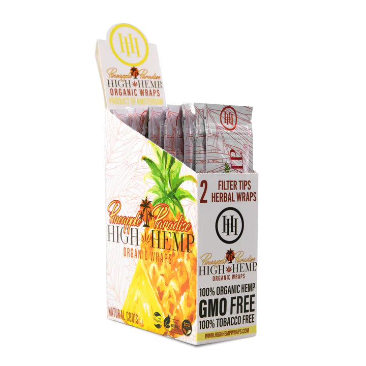 High Hemp Organic Wraps | 2pk | 25ct |