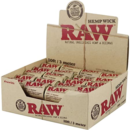 RAW Hemp Wick | 10ft | 40ct