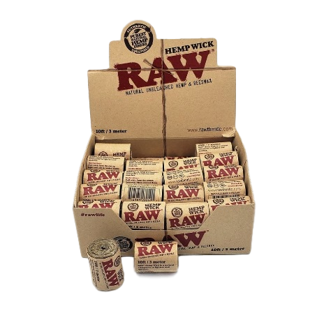RAW Hemp Wick | 10ft | 40ct