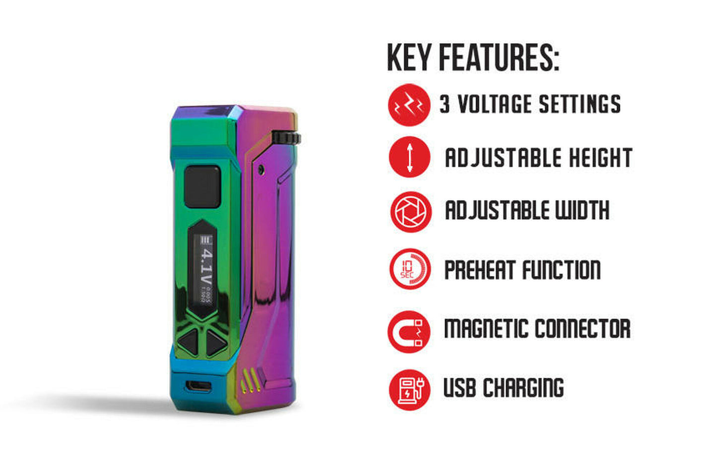 Wulf Mods | Uni Pro Adjustable Cartridge Vaporizer |