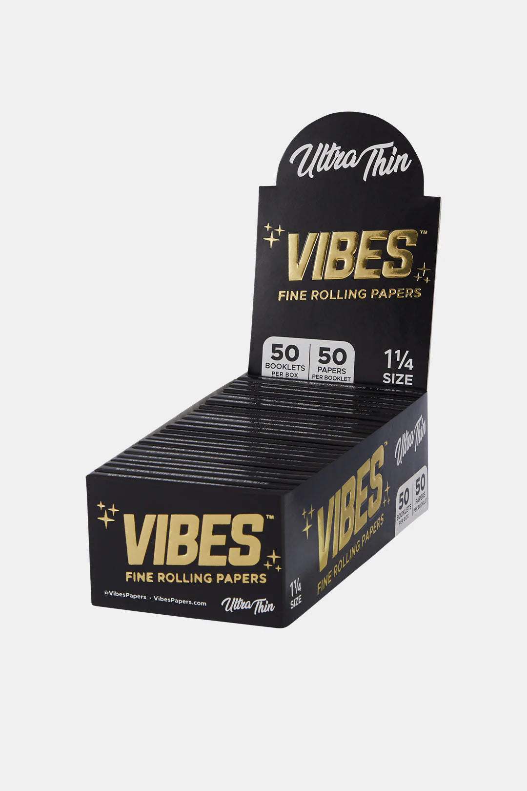 Vibes Fine Rolling Papers | 1-1/4" | 50 Booklets |
