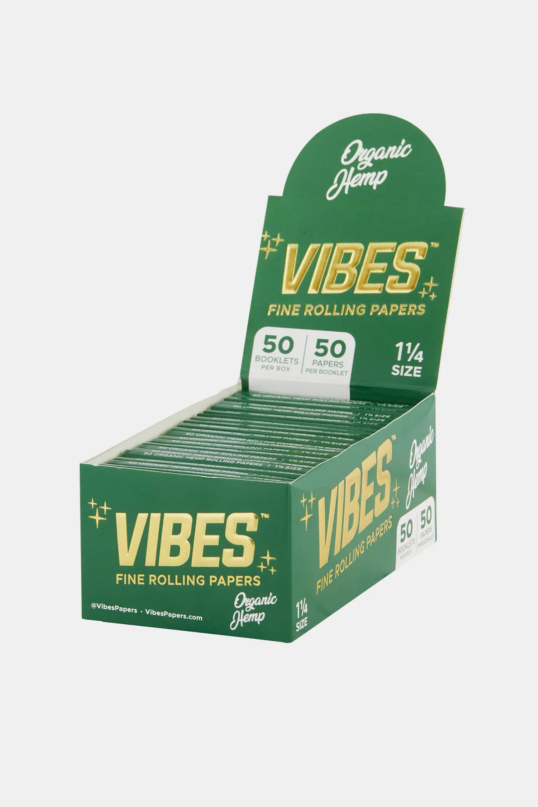 Vibes Fine Rolling Papers | 1-1/4" | 50 Booklets |