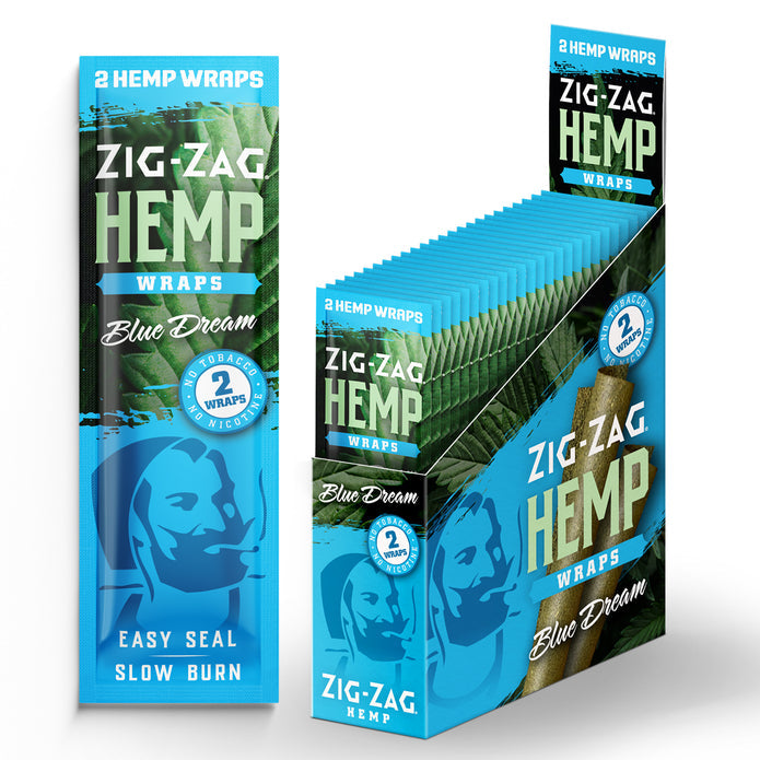 Zig-Zag Hemp Wraps | 2pk | 25ct |