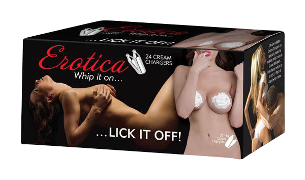 Erotica Whipped Cream Chargers | 24ct | 25 boxes/case