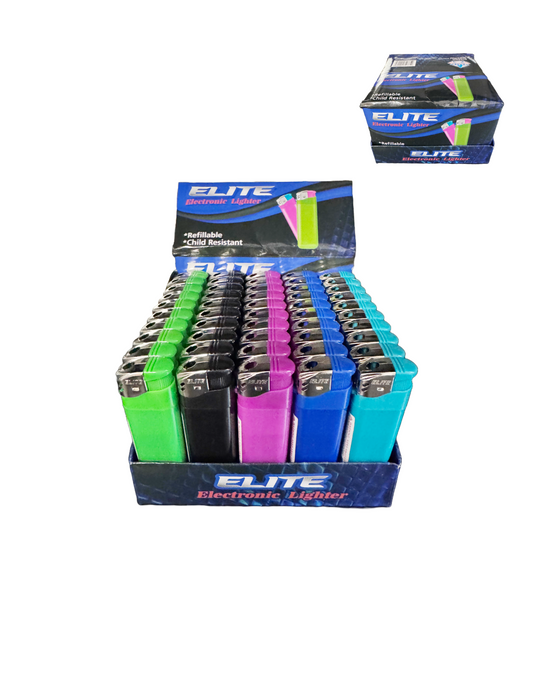 Elite Electronic Lighters | 50ct Display