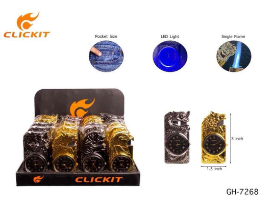 Clickit Lighters | Clock | GH7268 | 20ct