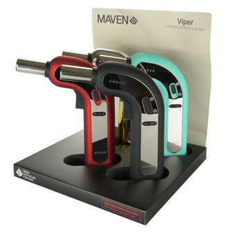 Maven Torch Lighters | Viper | Item 99-D163 | 4ct