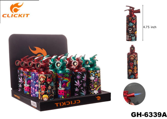 Clickit Lighters | Street Fire Extinguisher | GH6339A | 16ct