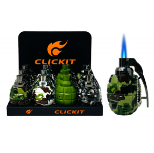 Grenade Torch Lighters w/ Sound | GH6667 | 12ct