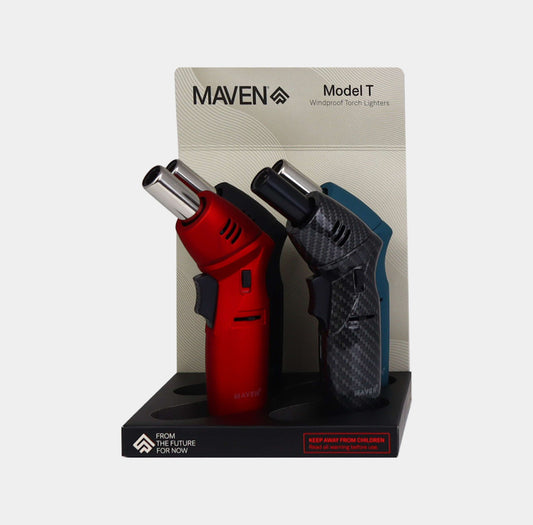Maven Torch Lighters | Model T | Item 99-D133 | 4ct