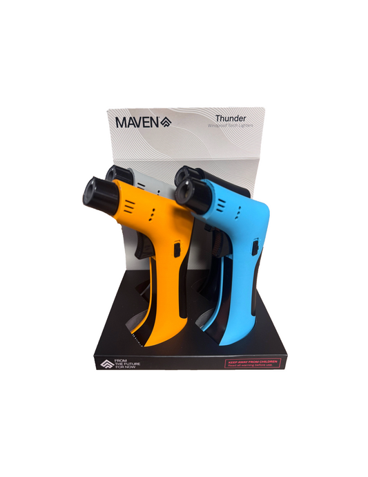 Maven Torch Lighters | Thunder | Item 99-D157 | 4ct