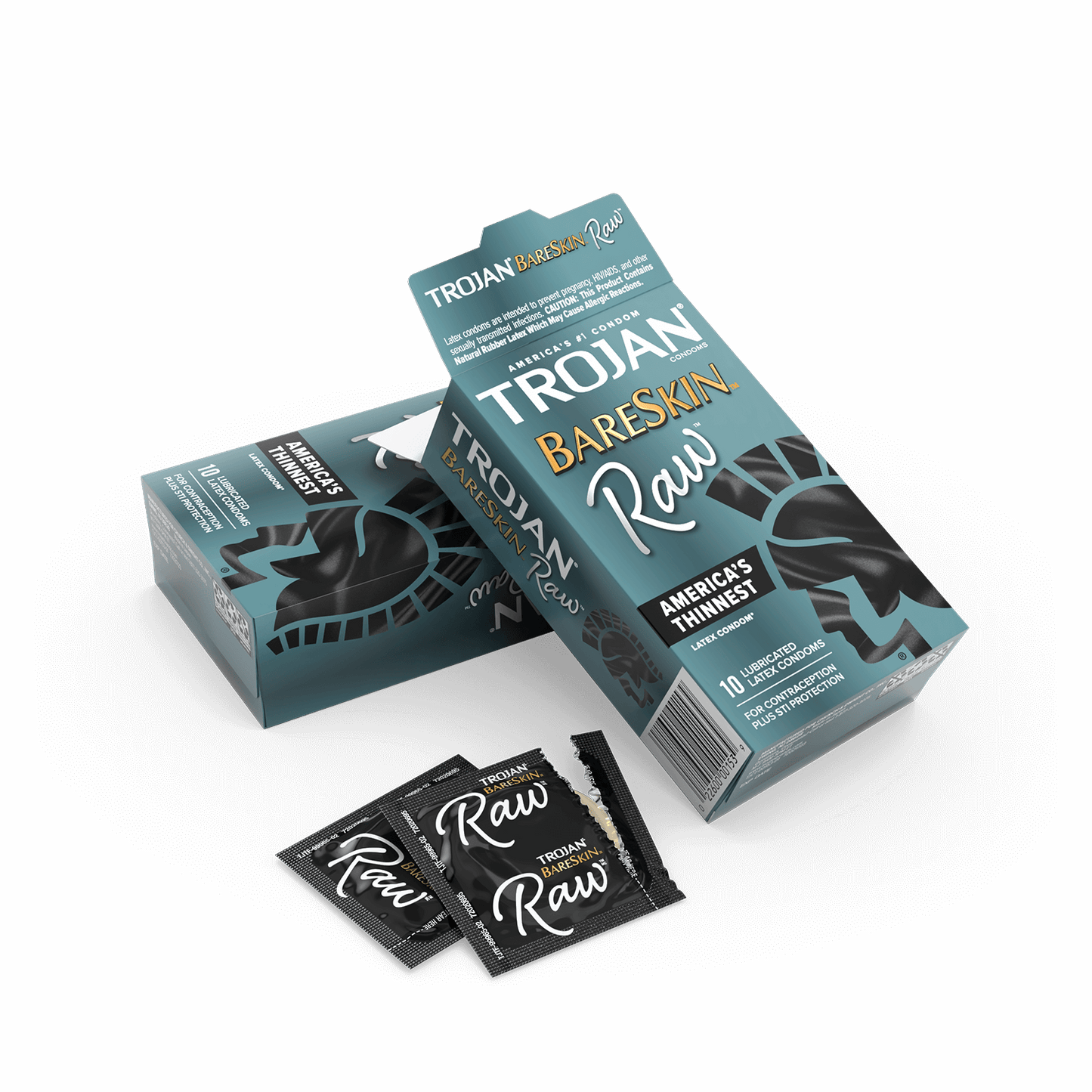 Trojan Condoms | Bareskin Raw | 10pk | 4ct