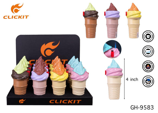 Clickit Ice Cream Lighters | 12ct | GH9583