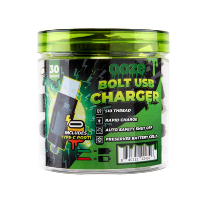 Ooze Bolt Smart USB Chargers | 30ct