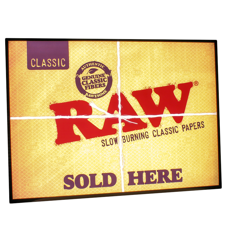 RAW | Promo Back Light Sign | 1ct