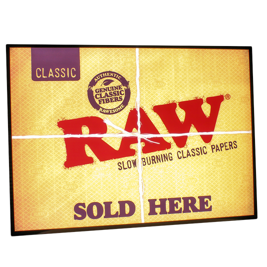 RAW | Promo Back Light Sign | 1ct