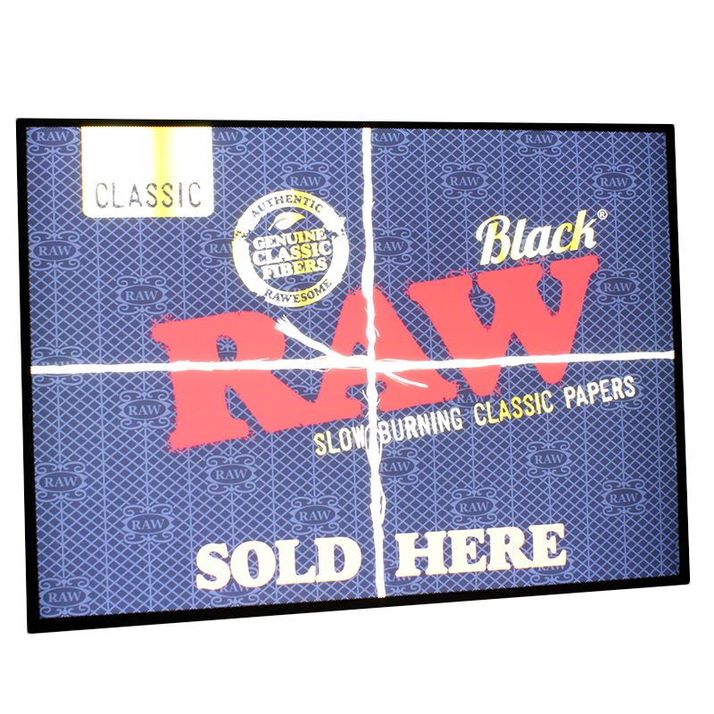 RAW | Promo Back Light Sign | 1ct
