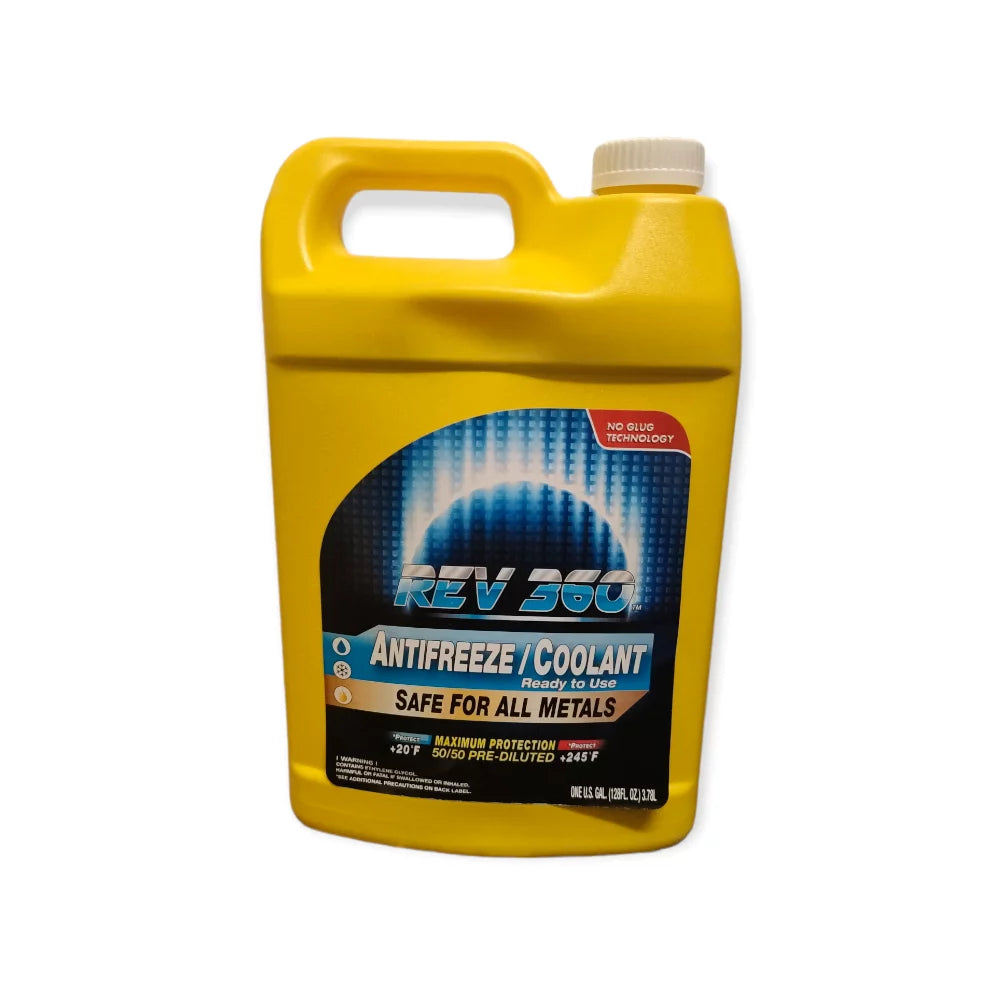 REV 360 | Anti-Freeze Coolant | 1 Gallon (3.78L) | 6ct