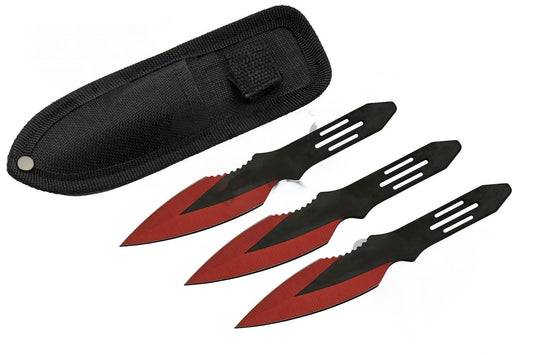 5.5" 3-piece Thrower Set | Red | Item 211536-RD