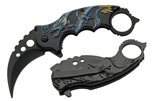 5" Blue Dragon Claw Knife | 300539