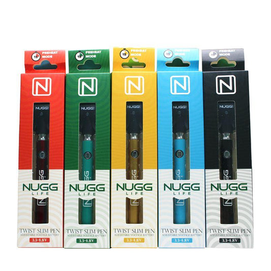 Nugg Life Twist Slim Pen w/ USB Smart Charger | Assorted