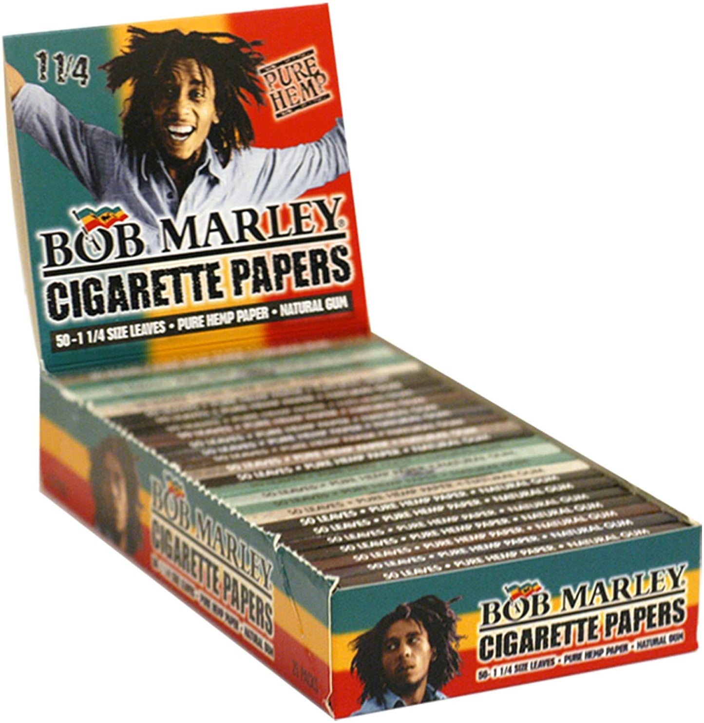 Bob Marley 1-1/4" | 25 Booklets | 50 Leaves