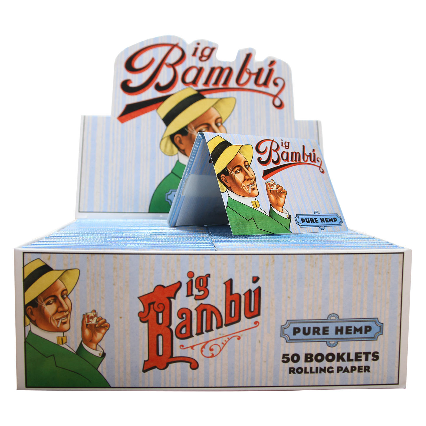 Big Bambu Pure Hemp | 50 Booklets | 33 Leaves