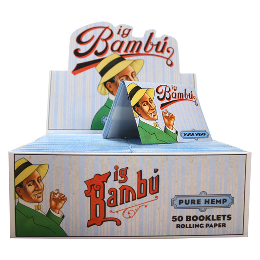 Big Bambu Pure Hemp | 50 Booklets | 33 Leaves