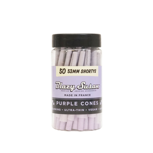 Blazy Susan Shortys | Purple Cones Jar | 53mm | 50ct