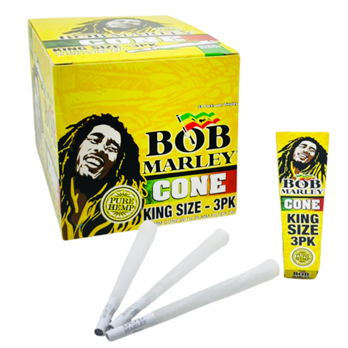 Bob Marley Cones | King Size | 3 Cones | 33ct