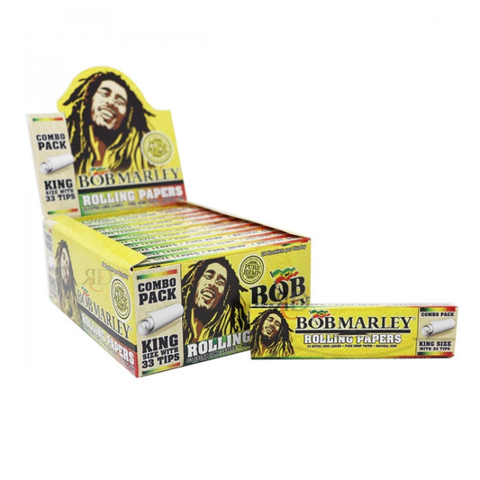 Bob Marley | King Size Combo Pack | 24 Booklets + 33 Tips