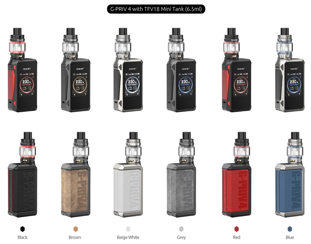 Smok G-Priv 4 with TFV18 Mini Tank |