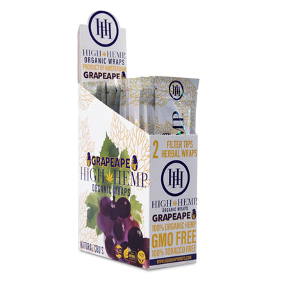 High Hemp Organic Wraps | 2pk | 25ct |