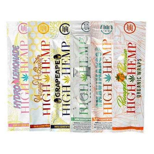 High Hemp Organic Wraps | 2pk | 25ct |