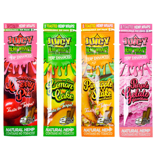 Juicy Jay's | Terp-Enhanced Hemp Wraps | 2pk | 25ct |