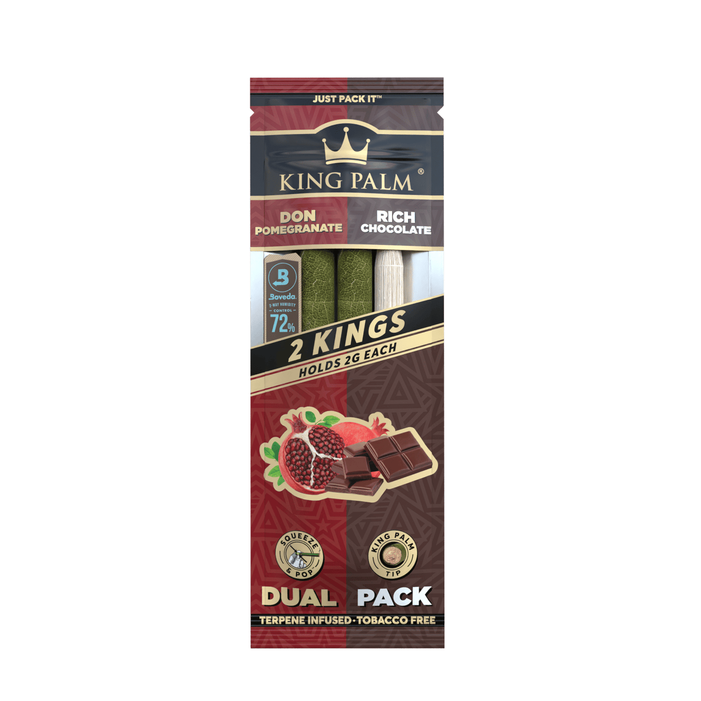 King Palm Dual Pack | King Size | 2pk | 20ct Display |