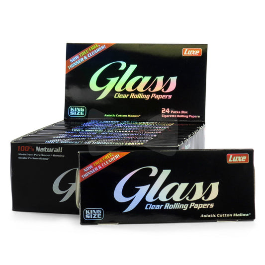 Luxe Glass Rolling Paper | King Size | 24 Booklets
