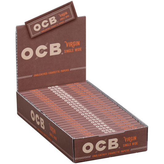 OCB Virgin | Single Wide Cigarette Papers | 24ct