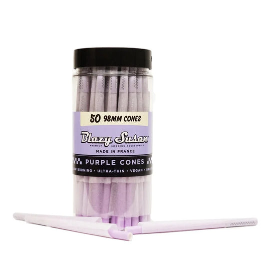 Blazy Susan Purple Cones Jar | 98mm | 50ct