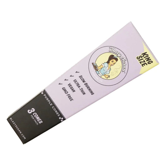 Blazy Susan Purple King Size Cones | 21 pack | 3 count
